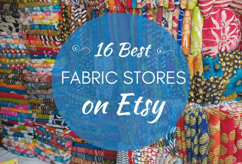 Best Fabric Shops On Etsy Vintage Fabrics For Sale, Online Fabric Stores, Handmade Quilts For Sale, Spring Sewing, Fabric Shopping, Fabric Shops, Weaving Loom Projects, Quilt Shops, Fabric Stores