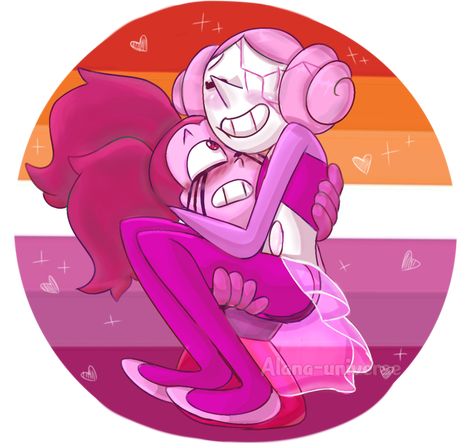 Spinel X Volleyball, Spinel X Pink Pearl, Cartoon Ships, Steven Universe Characters, All Pokemon, Post Ideas, Pink Pearl, Crystal Gems, Steven Universe