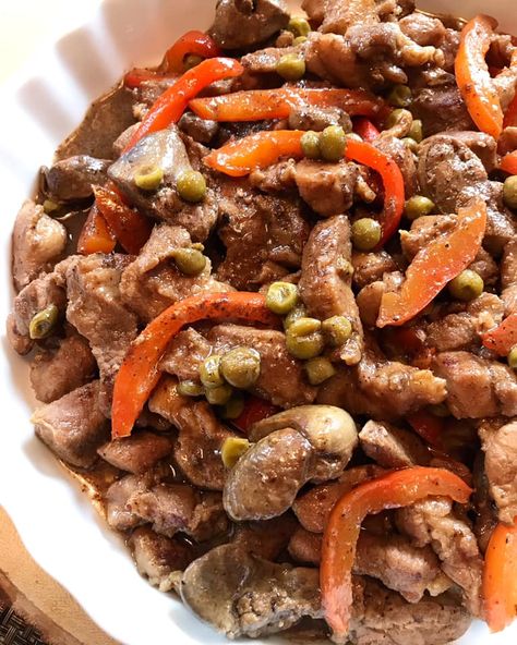 Casa Baluarte Filipino Recipes: Pork Igado Recipe Pork Igado Recipe Filipino Food, Igado Ilocano Recipe, Igado Recipe Filipino Food, Pinoy Food Filipino Dishes, Dinuguan Recipe, Chicken Recipes Filipino, Pilipino Food Recipe, Recipe Filipino Food, Filipino Pork Recipes