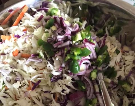 Grilling season is practically upon us, and if you’ve been looking for something different to add to your backyard barbecues, look no further than Jalapeño Ranch Coleslaw. Ranch Coleslaw, Jalapeño Ranch, Creamed Cabbage, Pulled Pork Tacos, Pork Tacos, Grilling Season, Summer Barbecue, Backyard Barbecue, Looking For Something