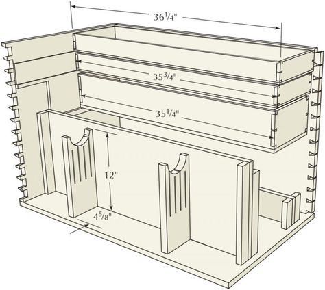 12 Rules for Tool Chests | Popular Woodworking Magazine Wood Tool Chest Plans, Wooden Mechanics, Wooden Tool Chest, Tool Shed Organizing, Wood Tool Chest, Tool Chest Organization, Wooden Chests, Craft Tool Storage, Tiny Workshop