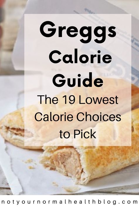 Sometimes there's nothing like comfort food - and Greggs is very, very good at it! But, if you still want to watch your calories while enjoy some of Greggs best tasty treats, what should you pick? We have the answer - from the absolute lowest calorie choice in Greggs to 18 other healthier options to pick - plus, we'lll reveal exactly how many calories are in a Greggs Sausage Roll (and it's good news!) Read it now or save it to one of your calorie counting boards for when you need it Lowest Calorie Meals, Lowest Calorie Foods, Calorie Guide, Healthy Fast Food Options, Sausage Rolls Recipe, Healthy Fast Food, Sausage Roll, Healthier Meals, Cooking From Scratch