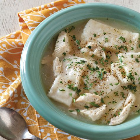 This soothing chicken and dumplings recipe is made with a whole chicken breast and hearty homemade dumplings, making it the perfect Sunday supper. Southern Lady Cooks Recipes, Easy Chicken And Dumplings, Homemade Chicken And Dumplings, Southern Chicken, The Southern Lady Cooks, Southern Lady Cooks, How To Make Dumplings, Homemade Dumplings, Chicken Dumplings