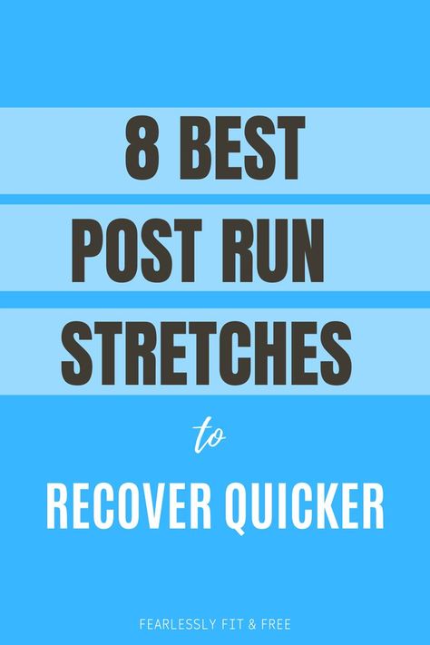 While it is important to stretch before running, it is equally as important to stretch after running to help your muscles recover better. Checkout thesee 8 stretches you need to be doing after you run! #running #runner #beginnerrunner #runningworkouts Run Stretches, After Run Stretches, Static Stretches, Running Warm Up, Half Marathon Motivation, Marathon Training Motivation, Post Run Stretches, Beginner Half Marathon Training, Beginner Runner Tips