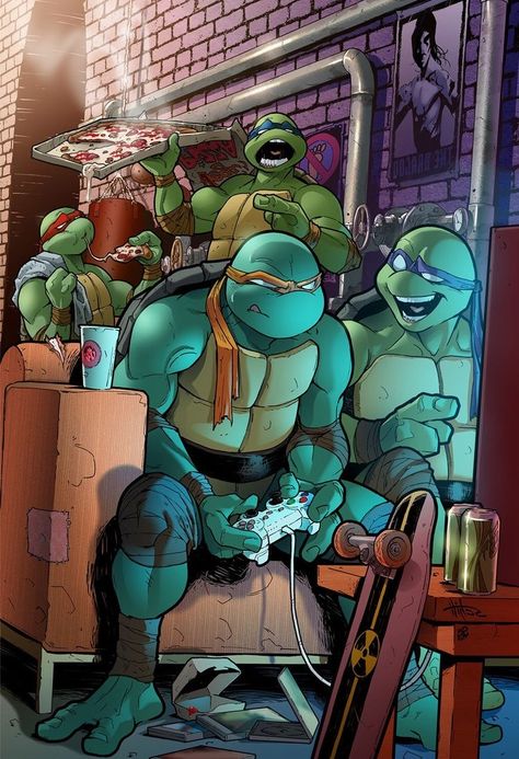 Tmnt Wallpaper, Turtle Wallpaper, Teenage Mutant Ninja Turtles Artwork, Teenage Mutant Ninja Turtles Art, Ninja Turtles Artwork, Cartoon Artwork, Tmnt Artwork, Teenage Ninja, Tmnt Art