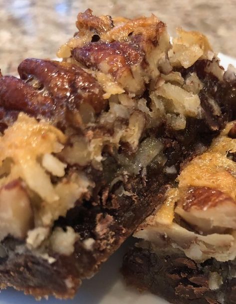 German Chocolate Pecan Pie Bars Decadent German Chocolate Pecan Pie Bites, German Chocolate Pecan Bars, Chocolate Chip Pecan Bars, German Chocolate Pecan Pie Bites, German Chocolate Pecan Pie Bars, German Chocolate Pecan Pie, German Chocolate Pie, German Chocolate Bars, Chocolate Pecan Bars