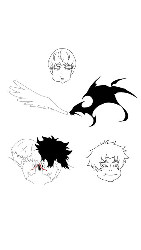 Devilman Tattoo, Small Anime Tattoos Simple, Small Anime Tattoo, Small Anime Tattoos Ideas, Butterfly Tattoos On Arm, Manga Tattoo, Cute Little Tattoos, Diy Tattoo, Baby Tattoos