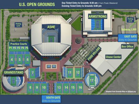 Tennis Events, Tennis Open, Coco Gauff, Us Open Tennis, Carlos Alcaraz, South Gate, Tennis Tips, Tennis Fan, Admission Ticket