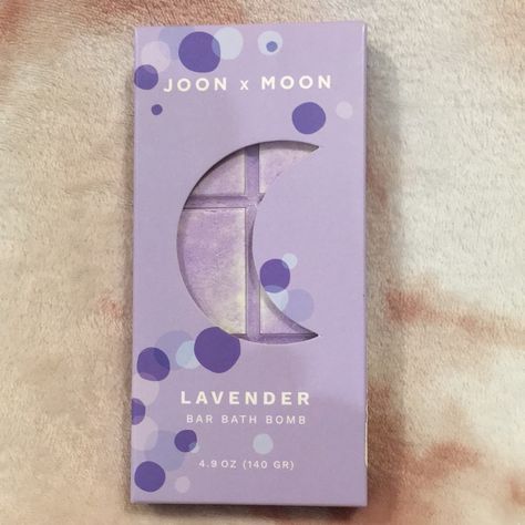 Joon & Moon Scented Lavender Bar Bath Bomb Cutely Boxed With 4.9 Oz Of Bath Bomb Inside Designer Box. Just Break Off A Piece Of Bath Bar, Toss Into Your Tub For A Fizzy Relaxing Bath Experience. Lovely Soft Lavender Fragrance! Outter Box Has Some Tiny Spots With Dents, Scratch Marks, And Sticker Residue, So Please See Photos. Overall Product Is In New Condition. Measures 6” X 3”. Moon Bath, Break Off, Bath Fizz, Essential Oils Bath, Lavender Fragrance, Soft Lavender, Bubble Bars, Organic Bath Products, Luxury Soap