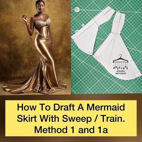 Mermaid pattern dress