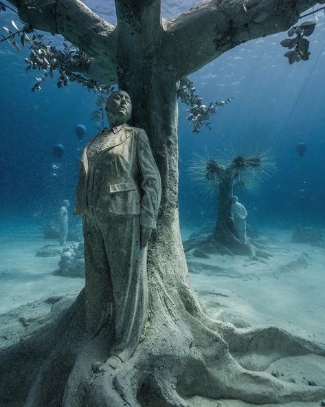 Jason Decaires Taylor, Underwater Sculpture, Underwater City, Underwater Art, Ayia Napa, Marine Ecosystem, New Museum, Ocean Conservation, Sculpture Park