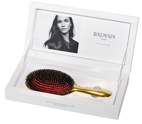 Balmain Hair Couture spa brush Hair Serum Packaging, Skincare Pics, Balmain Hair Extensions, Balmain Hair Couture, Serum Packaging, Hair Couture, Paris Hair, Balmain Hair, Leo Zodiac Facts