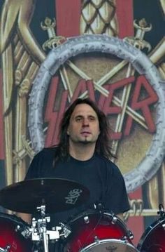 Dave Lombardo drummer for Slayer                                                                                                                                                      More Dave Lombardo, Misfits Band, Slayer Band, Heavy Metal Girl, Metal Fan, Extreme Metal, Heavy Metal Rock, Metal Albums, Music Life