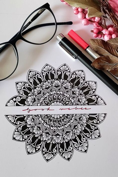 Mandala Art Cover Page, Mandala Cover Page, Full Page Mandala Art, Art Cover Page, Zen Mandala, Mandela Art, Mandala Patterns, Art Cover, Mandala Designs