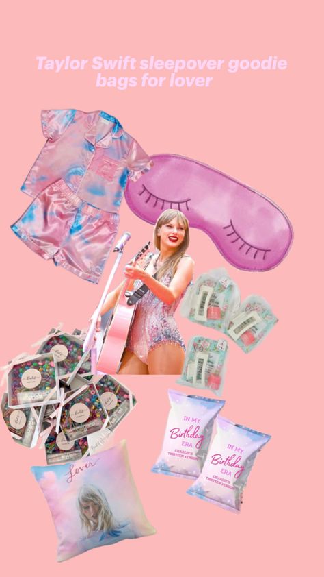 Stuff for a birthday party lover goodie bags(: Taylor Swift Lover, Goodie Bags, Taylor Swift, Swift, Birthday Party, Birthday, 10 Things