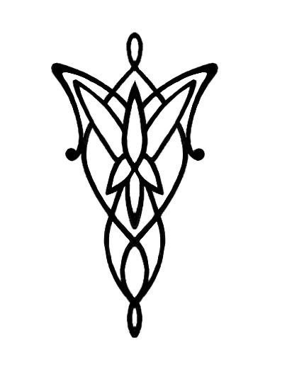 Elven Tattoo Tolkien, Lord Of The Rings Decal, Elvish Symbols, Elven Tattoo, Elven Gown, Elvish Tattoo, Ta Moko Tattoo, Symbols Tattoos, Lotr Tattoo