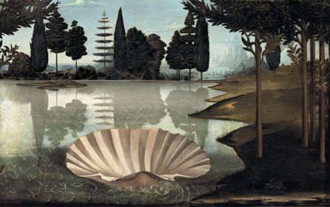 José Manuel Ballester - Fantasía Italiana Eros Aesthetic, Venus Shell, Mermaid Inspiration, Large Format Art, 2023 School, Art Final, Uffizi Gallery, Image Bank, Spanish Artists