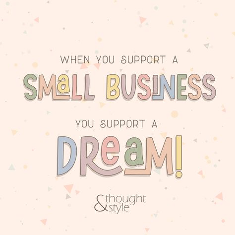 Choosing where to shop is crucial to the growth of a business 😊 When you support a small business, you support a dream! 💫 Thanks for choosing us! Thank For Supporting My Small Business, When You Support A Small Business You Support A Dream, Background For Small Business, Small Business Poster Design, Thank You For Choosing Us Card, Place Your Order Today Business, Online Shop Name Ideas Logo, Small Business Thank You, Thank You For Supporting My Business