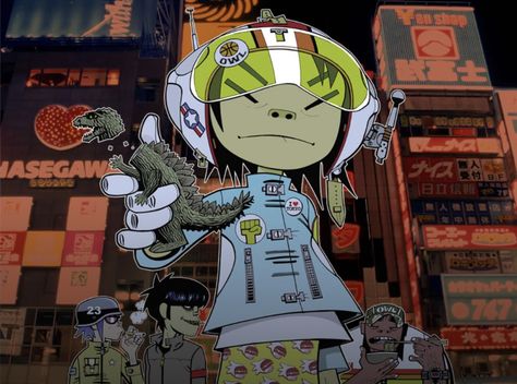 Gorillaz, Cartoon Character