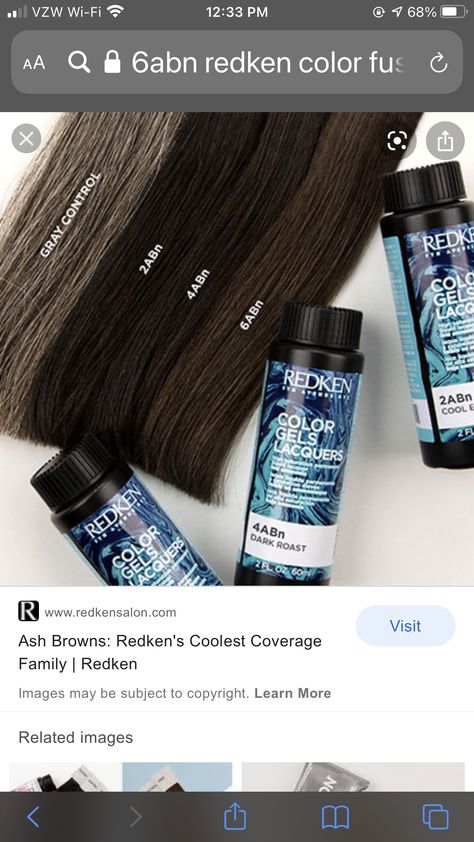 Redken Shades Eq Color Swatches, Redken Color Gels Lacquers Formulas, Redken Gels Lacquers Formula Brown, Redken Color Gels Brown Formulas, Redken Color Formulas, Redken Color Gels, Redken Hair Color, Redken Shades, Redken Color