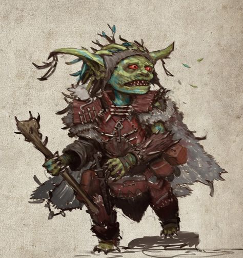 Goblin Druid, Goblin Female, Druid Circle, Goblin Character, Astral Realm, Vampire Stuff, D&d Online, Pathfinder 2e, Monster Creature