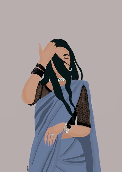 Desi Aesthetic Highlight Cover, Saree Highlight Cover Instagram, Traditional Highlights Instagram Cover, Desi Highlight Cover, Saree Background, Desi Cartoon, Desi Painting, Desi Illustration, Saree Illustration