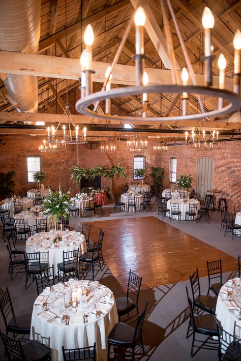 Rustic Chandeliers, Industrial Wedding Inspiration, Meeting Hall, Hall Ideas, Function Hall, Hotel Ballroom, Hotel Plan, Party Barn, Event Hall