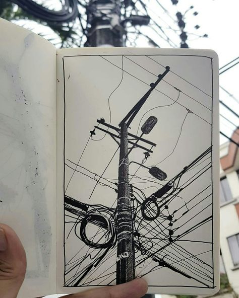 Sketchbook Pages Inspiration, Pen Art Work, Seni Pastel, 그림 낙서, Pen Art Drawings, 흑백 그림, Perspective Art, Architecture Drawing Art, Art Diary