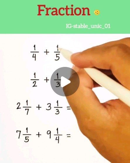 How To Solve Fractions, Fraction Tricks, Fraction Division, Fraction Addition, Fractions Division, Addition Of Fractions, Teaching Math Strategies, Simplifying Fractions, Math Division