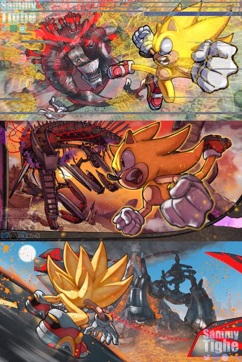 Sonic Frontiers, Sonic Heroes, Super Sonic, Sonic And Amy, Sonic Funny, Sonic Adventure, Hedgehog Art, Sonic And Shadow, Sonic Fan Art