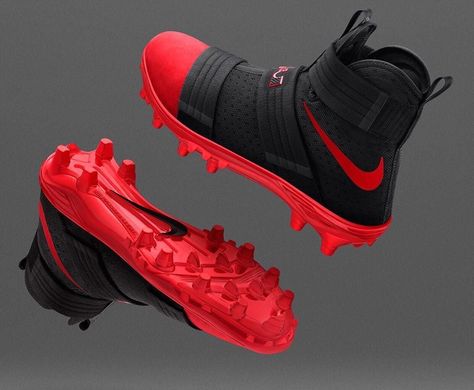 Nike LeBron Soldier 10 Cleats #BRKicks #BaseballCleats American Football Shoes, Custom Football Cleats, American Football Cleats, Osu Football, Mens Football Cleats, Osu Buckeyes, Nike Cleats, Baseball Shoes, Soccer Boots