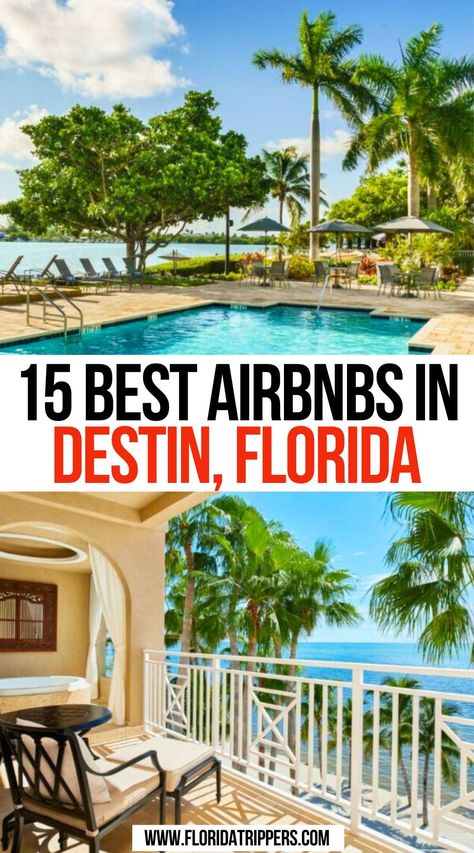 15 Best Airbnbs In Destin, Florida Where To Stay In Destin Florida, Destin Florida Things To Do In, Sandestin Florida, Florida Beach Resorts, Vacation On A Budget, Destin Florida Vacation, California With Kids, Travel Florida, Florida Camping