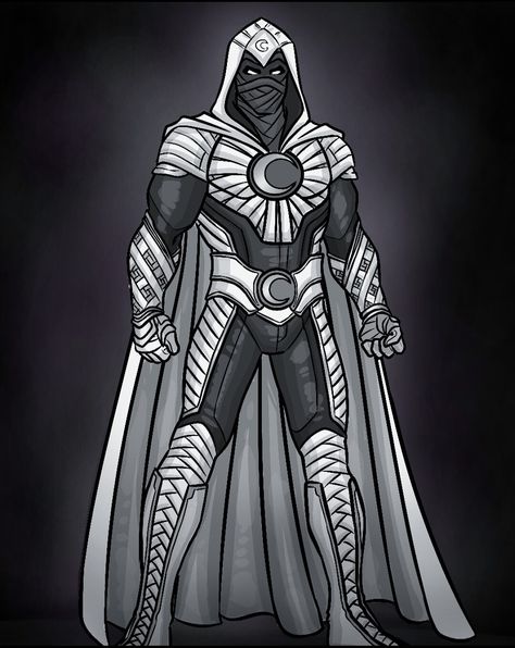 Moon Knight Suit, Moon Knight Cosplay, Suit Reference, Knight Suit, Superhero Sketches, Moon Knight Comics, Knight Drawing, Moon Knight Costume, Marvel Concept Art