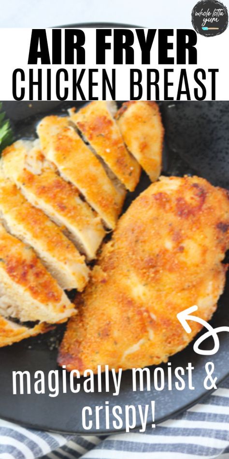 Air Fryer Boneless Skinless Chicken Breast Recipes Easy, Air Fryer Boneless Chicken Breast, Air Fryer Recipes Chicken Breast, Air Fryer Chicken Breast, Air Flyer, Air Fryer Recipes Snacks, Chicken Recipes Boneless, Cooks Air Fryer, Fast Dinner