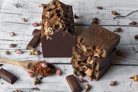 Soapmaking Archives - Soap Deli News Chocolate Soap Recipe, Benefits Of Chocolate, Body Wash Recipe, Diy Hand Soap, Chocolate Benefits, Powder Soap, Easy Soap Recipes, Dessert Soap, Coconut Oil Soap