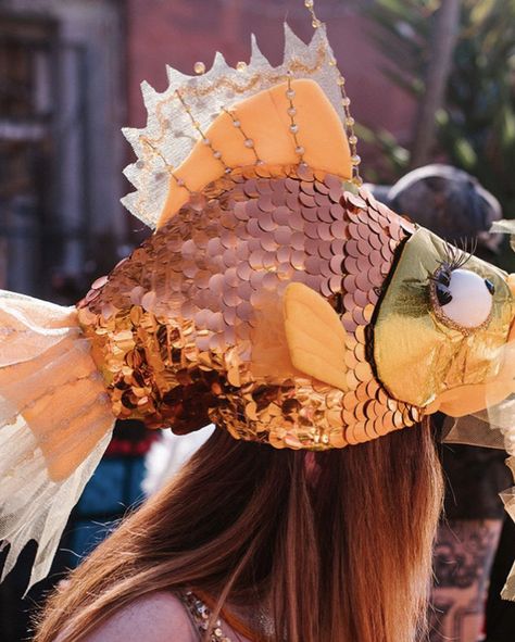 Koi Fish Costume, Gold Fish Costume, Shrimp Costume, Sea Creature Costume, Bubble Costume, Sea Costume, Fish Hat, Fish Mask, Peter And The Starcatcher