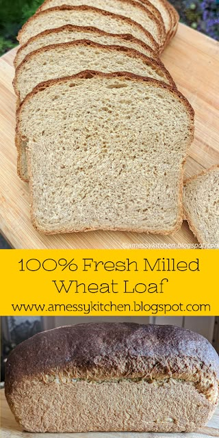 Wheat Berry Flour Recipes, Bread From Fresh Ground Wheat, Fresh Flour Recipes, Ground Wheat Berry Recipes, Fresh Ground Flour Bread Recipe, Whole Grain Flour Recipes, Fresh Milled Wheat Bread Recipes, Fresh Milled Flour Sandwich Bread, Freshly Milled Flour Bread