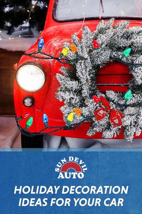 Car Parade Decorations Ideas, Christmas Car Parade Ideas, Decorate Jeep For Christmas, Jeep Decor, Car Decoration Ideas, Christmas Car Decorations, Holiday Car, Car Decorations, Trip Essentials