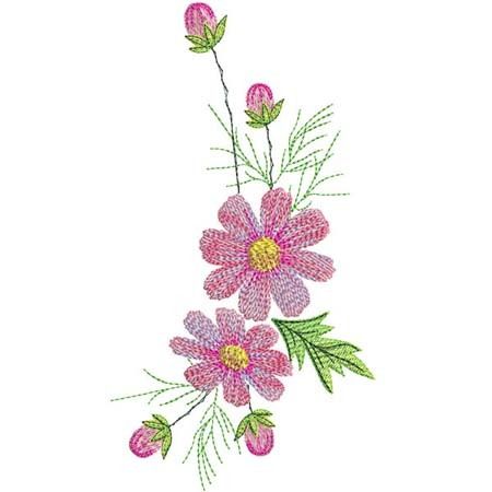 Cosmos - 3 Sizes! | Dainty Flowers 73 Set, 10 Designs - 4x4 - Products - SWAK Embroidery Flowers Single, Stitch Delight, Knots Guide, Dainty Flowers, Cosmos Flowers, Embroidery Flowers Pattern, Embroidery Motifs, Flower Embroidery Designs, Embroidery Flowers