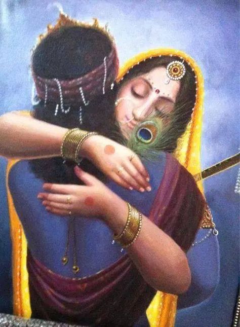 krishna Krishna Hug, Real Happiness, Krishna Consciousness, Radhe Krishna Wallpapers, Krishna Drawing, Radha Krishna Quotes, Krishna Book, Radha Krishna Love Quotes, Little Krishna