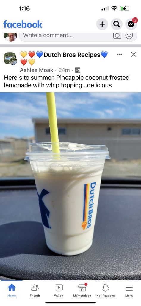 Dutch Bros Employee Outfit, Dutch Bro Recipes, Dutch Bros Drinks No Coffee, Dutch Bros Drink Orders, Dutch Brothers Drinks, Summer Dutch Bros Drinks, Dutch Drinks To Try, Dutch Bros Frost, Dutch Bro Drinks