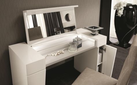 Modern & Contemporary Dressing Tables, Buy Bedroom Vanity Unit Online in UK | Denelli Italia Modern Italian Bedroom, Contemporary Dressing Tables, Italian Bedroom Furniture, Italian Bedroom, Italian Bedroom Sets, Italian Bed, Luxury Bedroom Furniture, Bedroom Vanity, Modern Bedroom Furniture