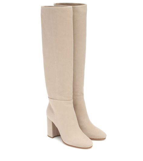 Cream Knee High Boots, Knee High Boots Uk, Castaner Espadrilles, Jimmy Choo Boots, Beige Boots, Wedge Espadrilles, Boots Uk, Satin Pumps, High Knees