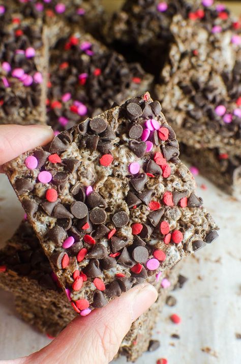 Cocoa Pebble Krispie Treats Recipe - Life's Ambrosia Fruity Pebbles Treats, Hazelnut Truffles, Chocolate Rice Crispy Treats, Cocoa Pebbles, Crispy Treats Recipe, Brownie Mix Cookies, Peanut Butter Dessert Recipes, Pebbles Cereal, Chocolate Peanut Butter Desserts