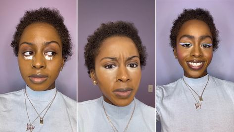 Using white concealer on your undereye has become a viral trend on TikTok, with users claiming that it adds a flattering brightening effect. We put the technique to the test and asked the experts to determine if it's really worth the effort. Makeup Looks Eyeshadow, Bright Undereye, White Concealer, Applying Concealer, Pro Concealer, Concealer Shades, White Makeup, Lighter Skin, Concealer Makeup