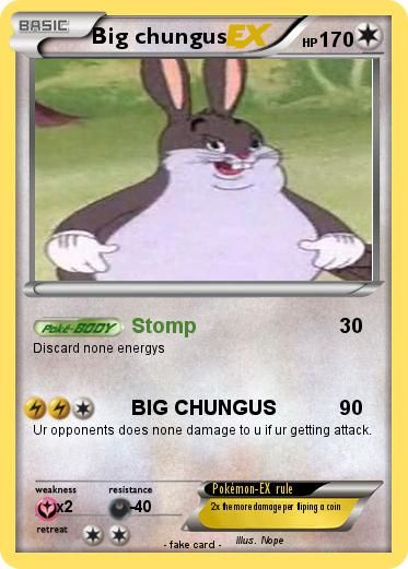 Meme Pokemon Cards Funny, Funny Pokemon Cards, Fake Pokemon Cards, Pokemon Binder, Big Chungus, Battle Cards, Trap Cards, Fake Pokemon, Epic Battle