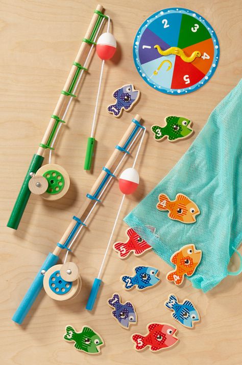 Melissa & Doug Catch & Count Magnetic Fishing Rod Set Diy Busy Board, Magnetic Fishing Game, Fishing Toys, Melissa And Doug, Counting Activities, Fishing Game, Melissa & Doug, Rod Set, Backyard For Kids