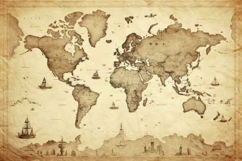 ai gerado ótimo detalhado ilustração do a mundo mapa dentro vintage estilo. ai gerado 36016511 Foto de stock no Vecteezy Quick Saves