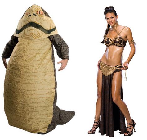 Jabba The Hut Costume, Jaba The Hut, Halloween Couple Costumes, Couples Costume Ideas, Jabba The Hut, Princess Leia Costume, Leia Costume, Halloween Couple, Couple Costumes