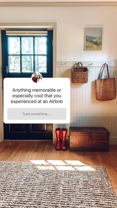 Ideas of things for Airbnb Hosts to do Small Cabin Airbnb Ideas, Airbnb Pantry, Airbnb Entryway Ideas, Airbnb Basement Ideas, Airbnb Decor Room Ideas Simple, Farm Airbnb Ideas, Interior Design Airbnb, Cute Airbnb Ideas, Airbnb Outdoor Spaces